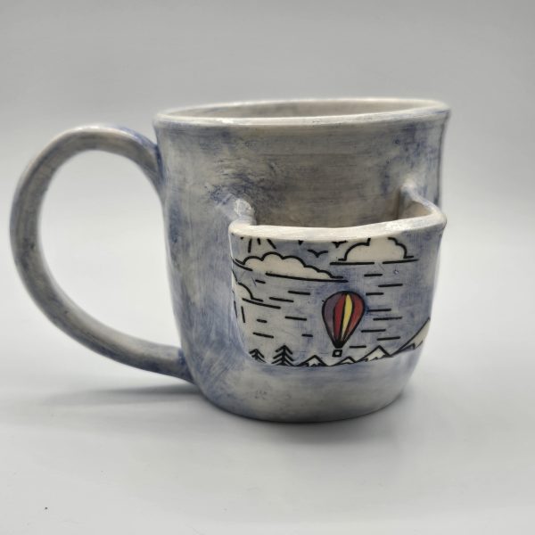 Hot Air Baloon Tea Bag Mug - Image 4