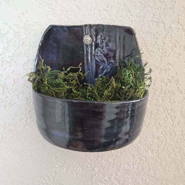 Black and Blue Wall planter - Image 6